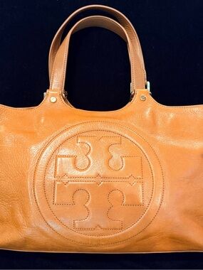 Tory Burch Bombe Glazed Leather shoulder bag 👜